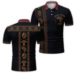 Black Dad Pride - Personalized Father Polo Shirt