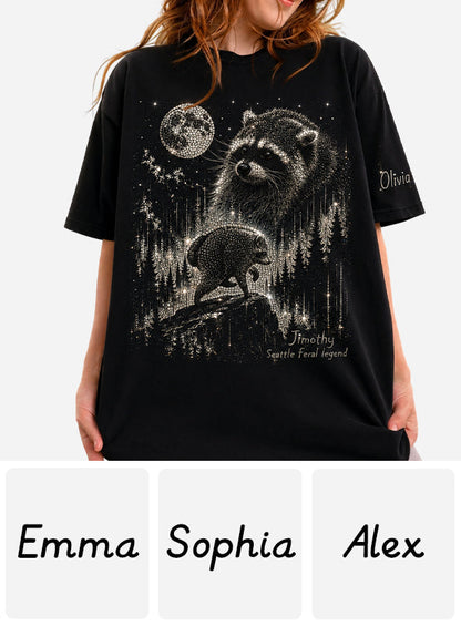 Vintage Jimothy Raccoon - Personalized Raccoon All Over Shirt