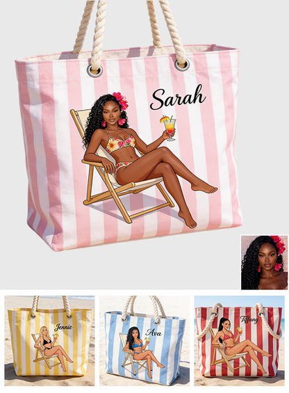 Summer Escape Collection - Personalized Sea Lover Beach Bag