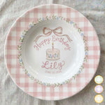 Birthday Gift - Personalized Birthday Ceramic Round Plate