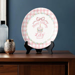 Birthday Gift - Personalized Birthday Ceramic Round Plate