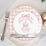 Birthday Gift - Personalized Birthday Ceramic Round Plate