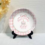 Birthday Gift - Personalized Birthday Ceramic Round Plate
