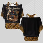 Teacher Gift - Personalized Teacher Off-Shoulder Top Set