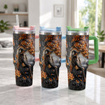 It's Time - Personalized Witch Tumbler With Plush Charm