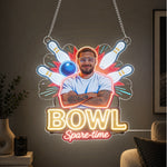 Custom From Any Photo - Personalized Bowling Neon LED Light Sign