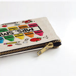 Pencil Crayon Teacher Pouch - Personalized Teacher Pouch