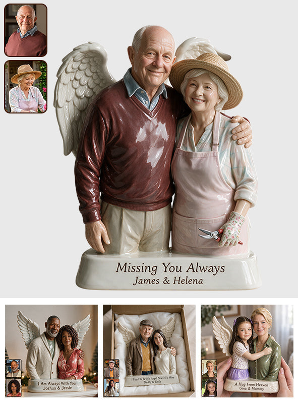My Guardian Angel - Personalized Memorial 3D Plaque