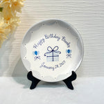 Happy Birthday - Personalized Birthday Ceramic Round Plate