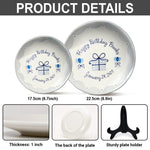 Happy Birthday - Personalized Birthday Ceramic Round Plate