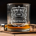 Happy Birthday - Personalized Birthday Whiskey Glass