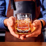 Happy Birthday - Personalized Birthday Whiskey Glass