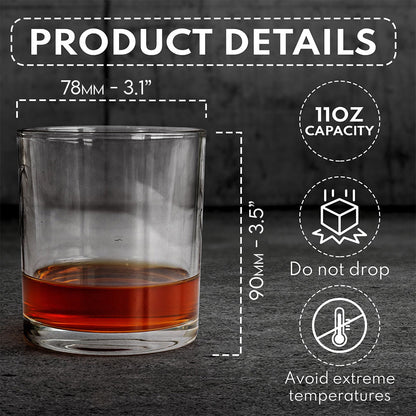 Happy Birthday - Personalized Birthday Whiskey Glass