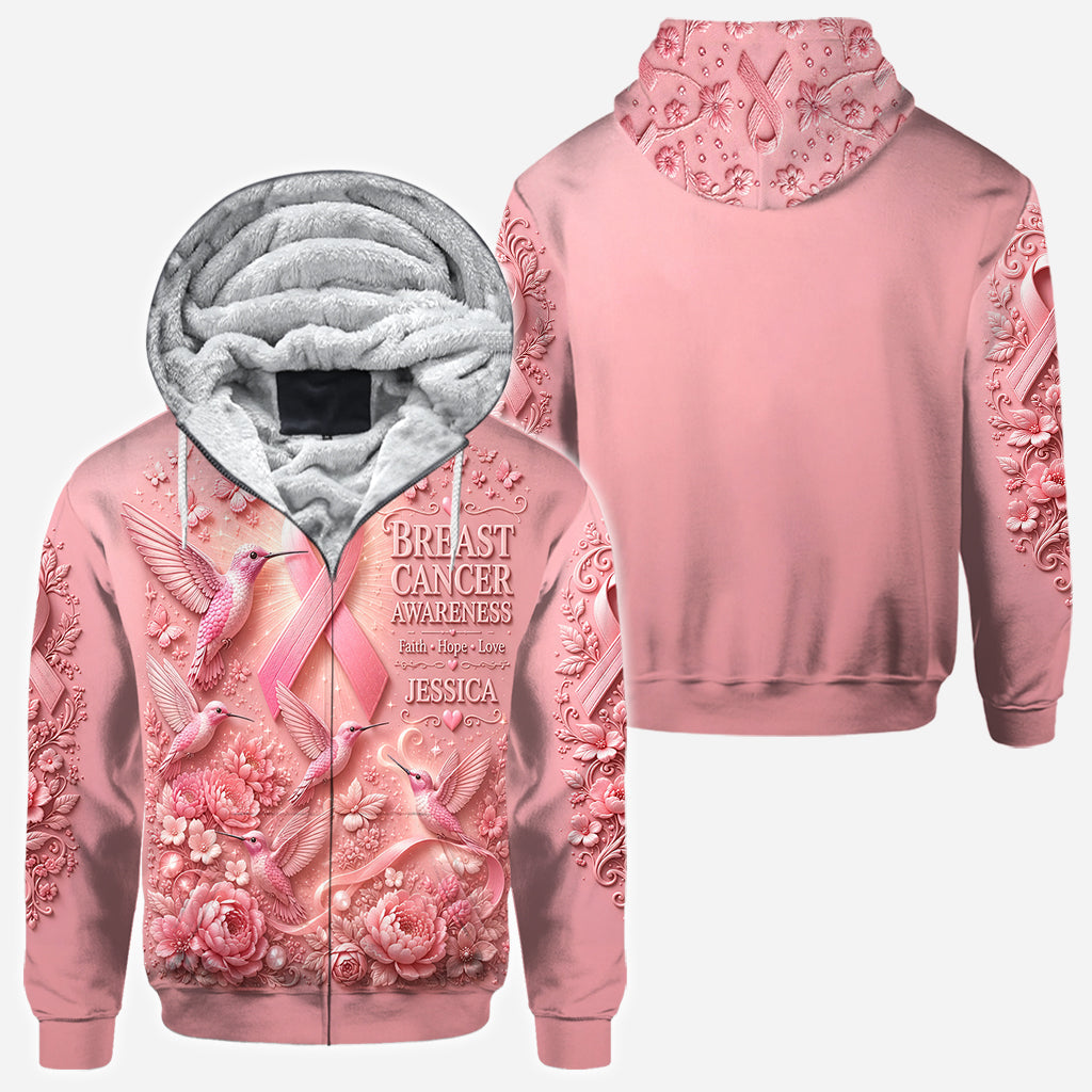 Breast Cancer Awareness - Personalized Breast Cancer Awareness All Over Shirt