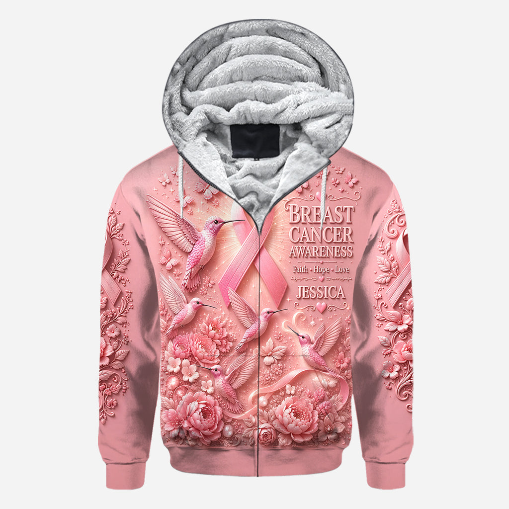 Breast Cancer Awareness - Personalized Breast Cancer Awareness All Over Shirt