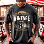 Birthday Gift - Personalized Birthday Washed T-Shirt