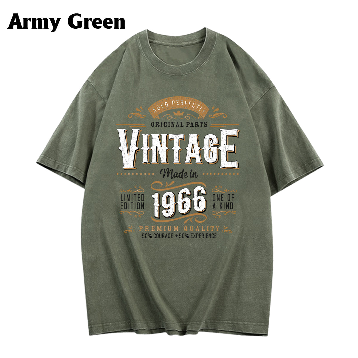 Birthday Gift - Personalized Birthday Washed T-Shirt