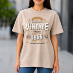 Birthday Gift - Personalized Birthday Washed T-Shirt