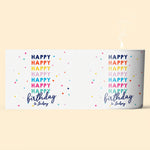 Happy Birthday - Personalized Birthday Candle With Wooden Lid
