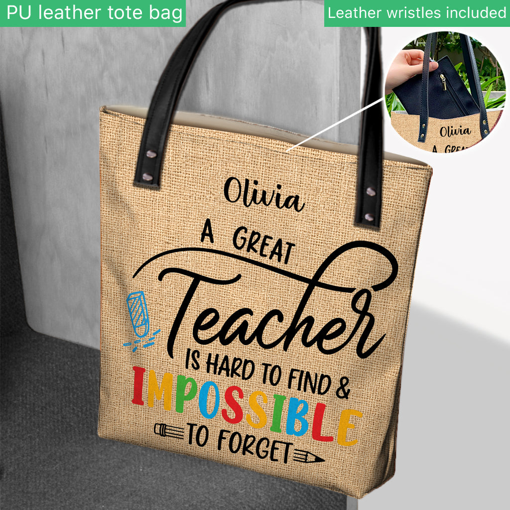 Back To School - Personalized Teacher Tote Bag