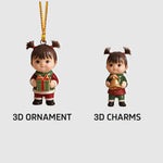 24 Days Of Christmas Joy - Personalized Kid Advent Calendar With 3D Collectibles