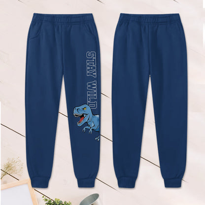 Love Dinosaurs - Personalized Kid Hoodie & Kid Jogger Sweatpants