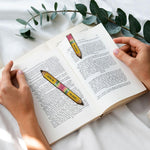 Pencil-Shaped Teacher Gift - Personalized Teacher Shaped Magnetic Bookmark
