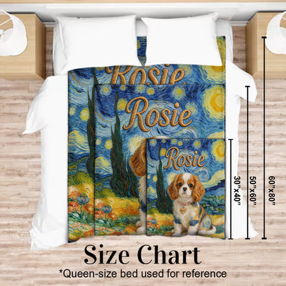 Pet Potrait - Personalized Dog Blanket