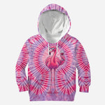 Chill Flamingo Tie Dye Shirt - Personalized Flamingo All Over Shirt