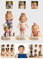 Watching You Grow Memory Set, Parents Gift - Personalized Kid Premium 3D Figurine