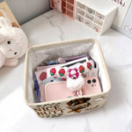 Funny Pet Bathroom Basket - Personalized Dog Rectangle Storage Basket