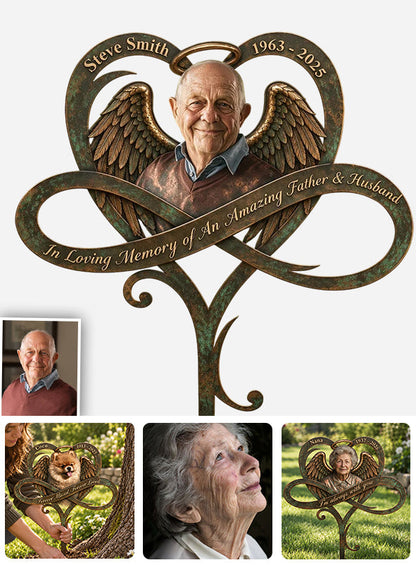 Forever Loved - Personalized Memorial Metal Garden Stake