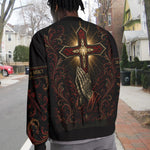 Walk By Faith - Personalized Christian Varsity Jacket