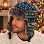 Hooked On Fishing - Personalized Fishing Trapper Hat