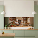Grandma Kitchen Oil-Proof Backsplash Decal - Personalized Grandma Wall Decal