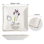 Happy Birthday - Personalized Birthday Fully Printed Jewelry Dish