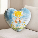 Your Child's Artwork - Personalized Kid Premium Faux Fur Pillow