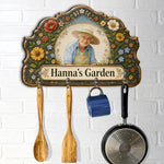 Love Gardening, Gardening Lovers Gift - Personalized Gardening Custom Shaped Hanging Rack