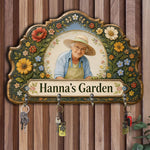 Love Gardening, Gardening Lovers Gift - Personalized Gardening Custom Shaped Hanging Rack