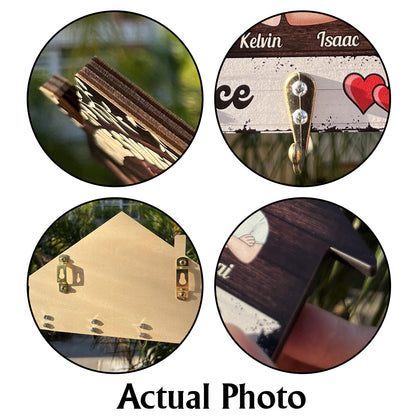 Love Gardening, Gardening Lovers Gift - Personalized Gardening Custom Shaped Hanging Rack