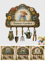 Love Gardening, Gardening Lovers Gift - Personalized Gardening Custom Shaped Hanging Rack
