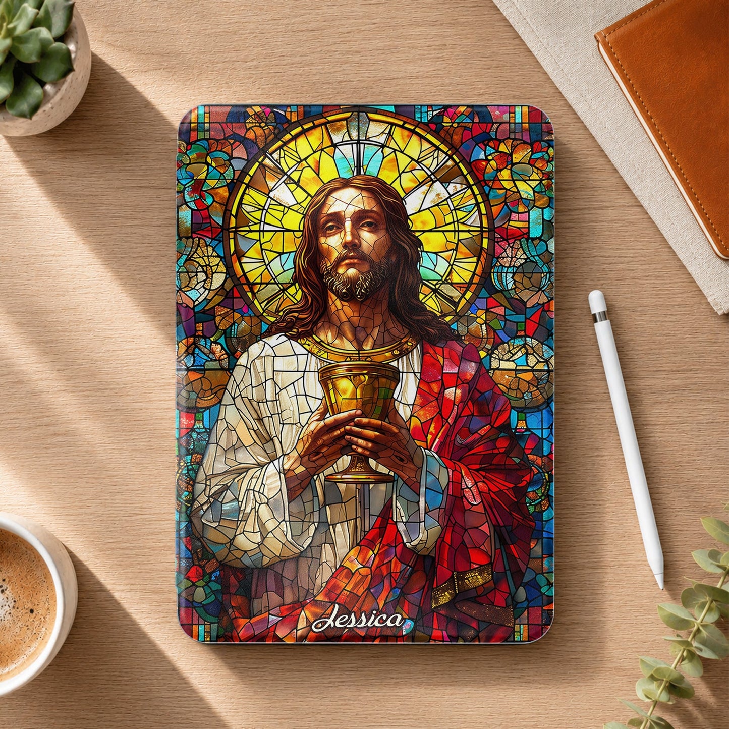 I'm A Child Of God - Personalized Christian Tablet Cover With Pen Slot