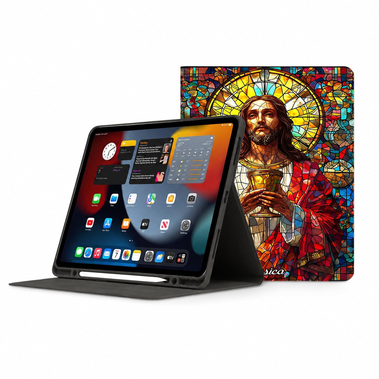 I'm A Child Of God - Personalized Christian Tablet Cover With Pen Slot