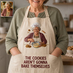Shut The Fucupcakes - Personalized Baking Apron With Pockets