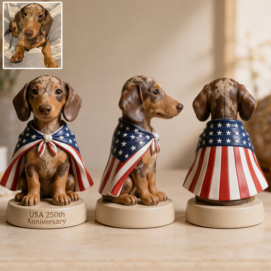 250th Anniversary - Personalized Dog Premium 3D Figurine