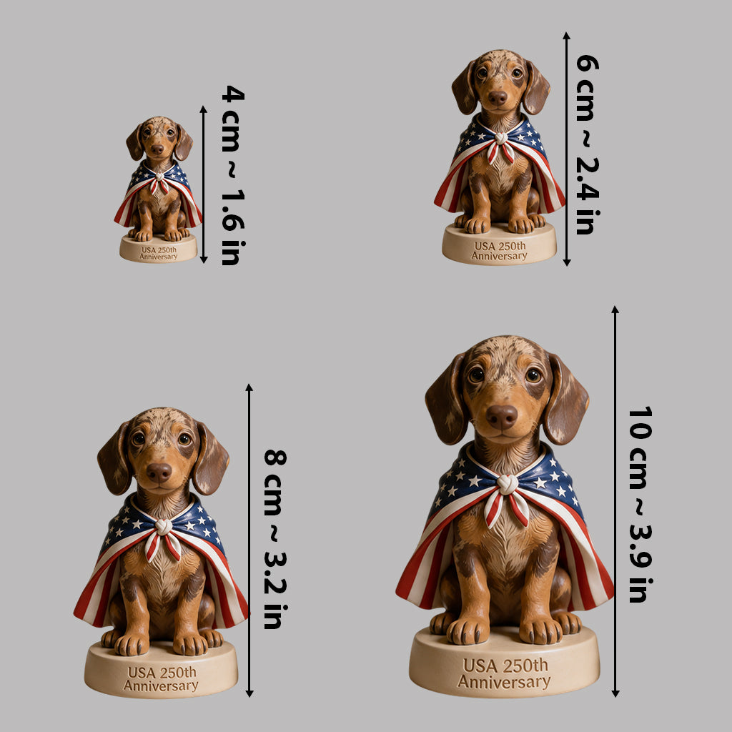 250th Anniversary - Personalized Dog Premium 3D Figurine