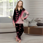 Love Butterfly - Personalized Butterfly Button Down Pajamas