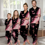 Love Butterfly - Personalized Butterfly Button Down Pajamas