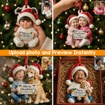Custom From Any Photo - Personalized Kid Premium 3D Ornament