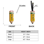 Pencil-Shaped Teacher Gift - Pencil Luggage Tag - Personalized Teacher Luggage Tag
